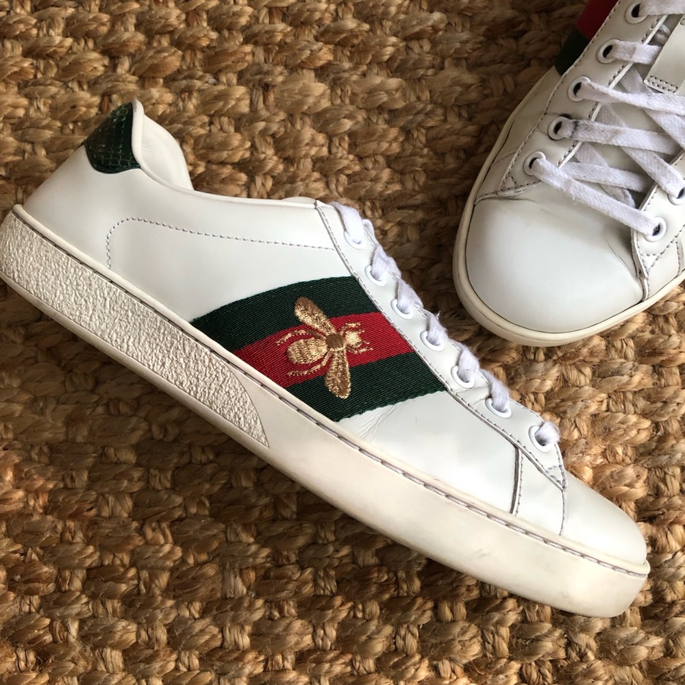 Gucci Ace Sneaker. Bee. Size 36